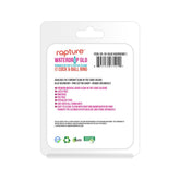 RAPTURE WATERDROP GLO COCK & BALL RING - BLUE RASPBERRY